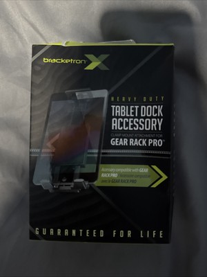 Bracketron Heavy Duty Tablet Dock Accessory Clamp Mount Gear Rack Pro BX1-770-2