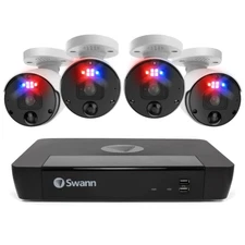 Swann 4 Camera 8 Channel 12MP NVR Pro Security System 2TB White SWNVK-890004-US