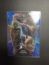 2021-22 Panini Select - Premier Level Santi Aldama #101 Blue Prizm (RC)