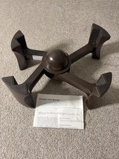 KABOOST Portable Chair Booster Brown Toddler Adjustable Seat Riser W/ Manual