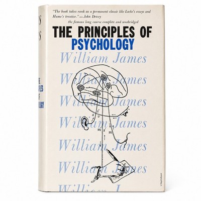 1950 The Principles of Psychology William James HC DJ Dover Complete Unabridged