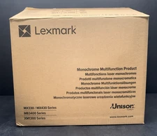 New Open Box, Lexmark MX331adn, White, Laser, Monochrome All-in-One Printer