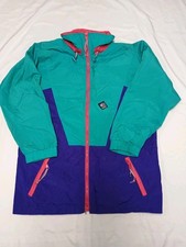Women's The Woolrich Woman Green, Purple, Pink Zip Up Jacket Tag Size Small