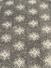 Women's Pajama Bottoms Croft & Barrow Size Medium Gray White Snowflake Fleece — photo 3