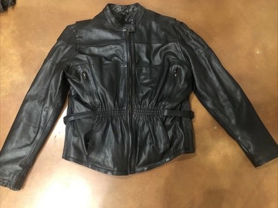 Pro Rider Leather Motorcycle Jacket, L