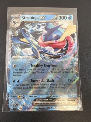 Greninja ex SVP054 Black Star Promo Holo Rare Pokemon TCG Card NM
