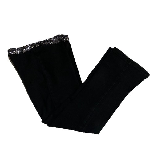 Les Tout Petits by Lois Letzt Girls Black Active Pants Sequin Waistband Size 8 - Picture 12 of 12