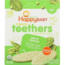 Happy Baby Organic Teethers Pea  Spinach 1.7 Oz