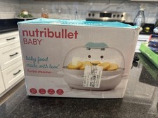 Nutribullet Baby TURBO STEAMER Homemade Baby Food Steam Sterilize Defrost NEW