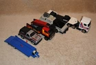 5 Vintage Diecast Trucks Lot Tonka Star Explorer Buddy L NASA Chevy Off Roader