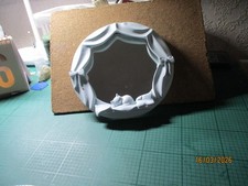 A  BISQUE MIRROR WITH SLEEPING FOX TO PAINT WITH MIRROR AND FRAME BRAND NEW