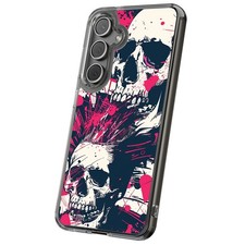 Tuf Case For Samsung Galaxy S S25,S24,S23,S22,S21,S20 ,Punk Skulls 2 Print