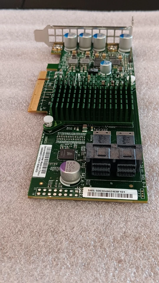 SuperMicro 12Gb/s 8-Ports PCIe x8 SAS Host Bus Adapter P/N: AOC-S3008L-L8e-RI13 - Image 3 of 4