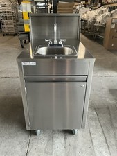 2024 Qualserv stainless steel Portable hand sink hot water daycare WMSC24MS 7