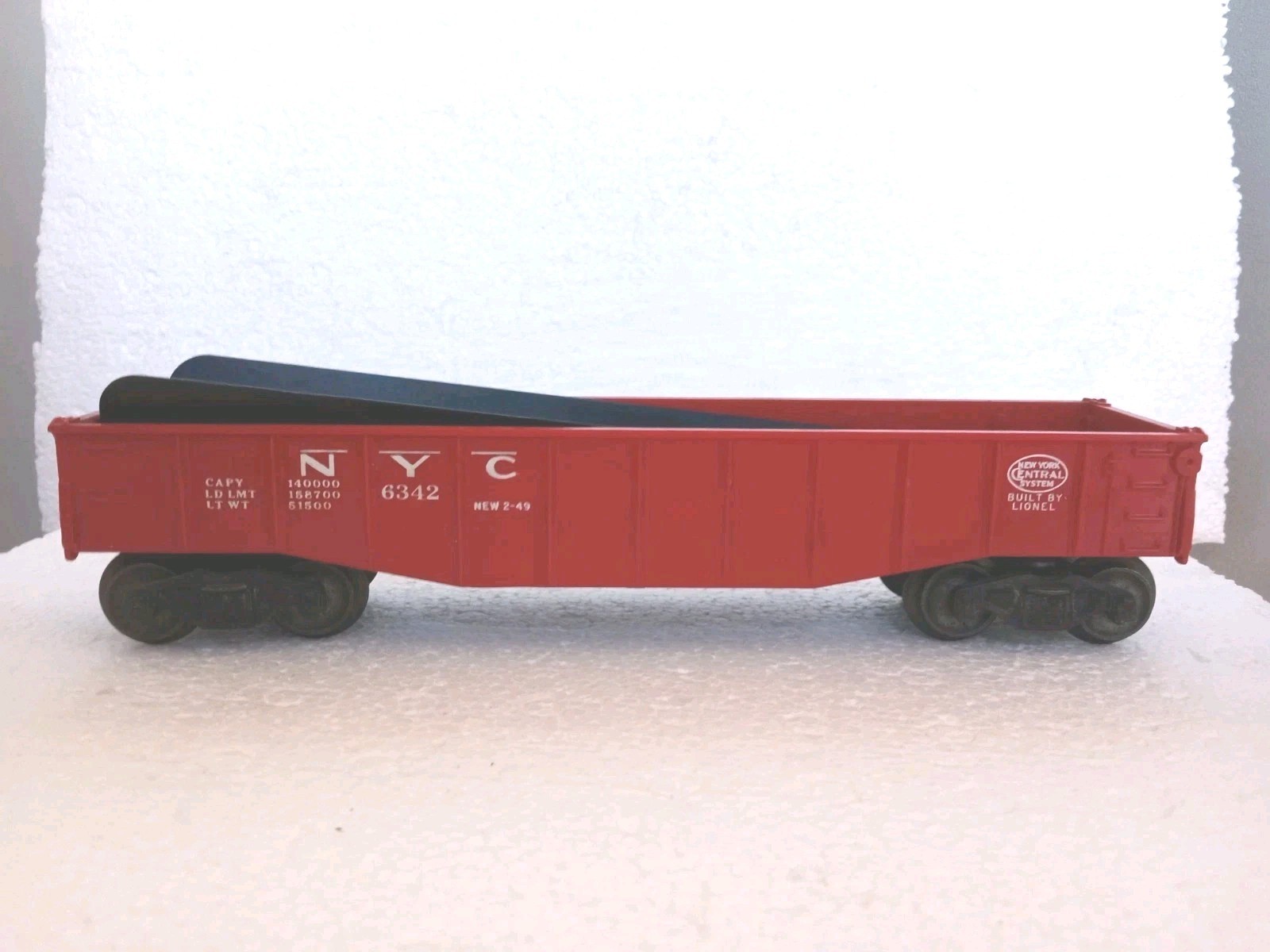 LIONEL TRAINS CULVERT CAR No 6342 O Scale Model Train Accessory
