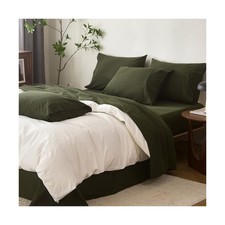 100 Cotton 6-Piece King Size 108" x 102" Bedding Set - Fitted ... USA FAST SHIP