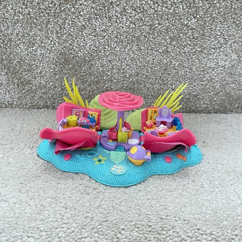 Vintage Polly Pocket Rose Hideaway Bluebird Puppe Spielset 1997