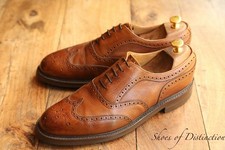 Joseph Cheaney Tan Brown Leather Brogue Oxford Shoes Men's UK 10.5 F US 11.5