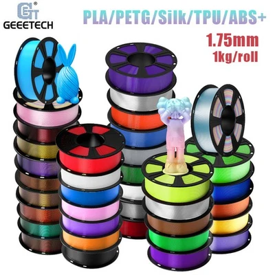 Geeetech 3D Printer Filament PLA PETG ABS + ASA TPU Soie Mat PLA 0,5 / 1KG - Photo 1/4