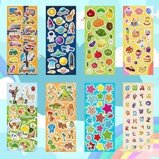 1/4/8/12/20 Different Sheets,1000+ stickers for kids, Quality stickers,classroom