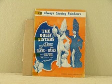 Vintage Sheet Music I'M ALWAYS CHASING RAINBOWS "The Dolly Sisters" (1945) Vintage Sheet Music I'M ALWAYS CHASING RAINBOWS "The Dolly Sisters" (1945)