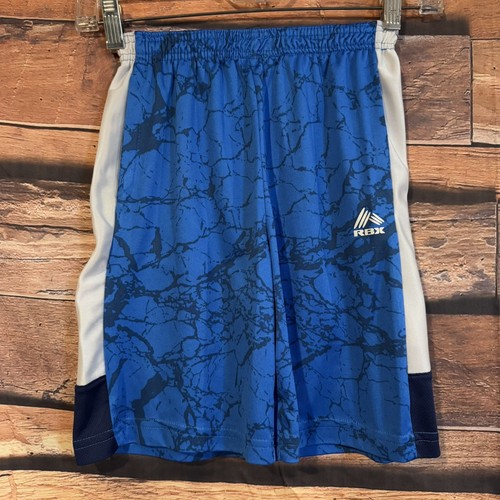 RBX Boy’s Athletic Shorts L (7) Blue Razzle Mesh Pants Sports - Picture 1 of 7