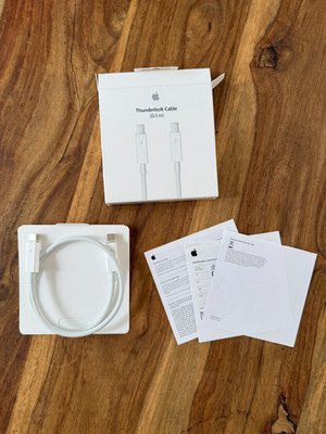   Apple Thunderbolt 2 Kabel 0,5 m | Original | Weiß | MD862ZM/A | wie neu | OVP