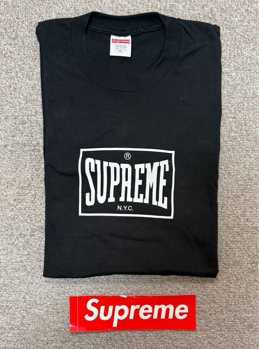 Supreme Warm Up Tee BLACK size XL | eBay 