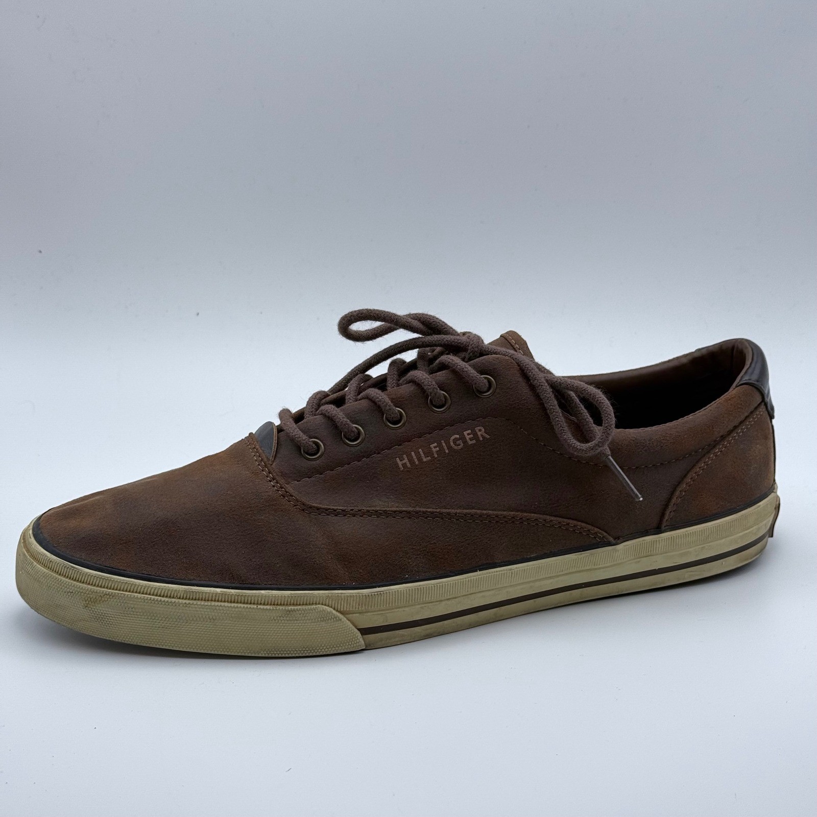 Tommy Hilfiger Helipo Brown Textile Low Top Sneakers Mens Size 12 thumbnail 9