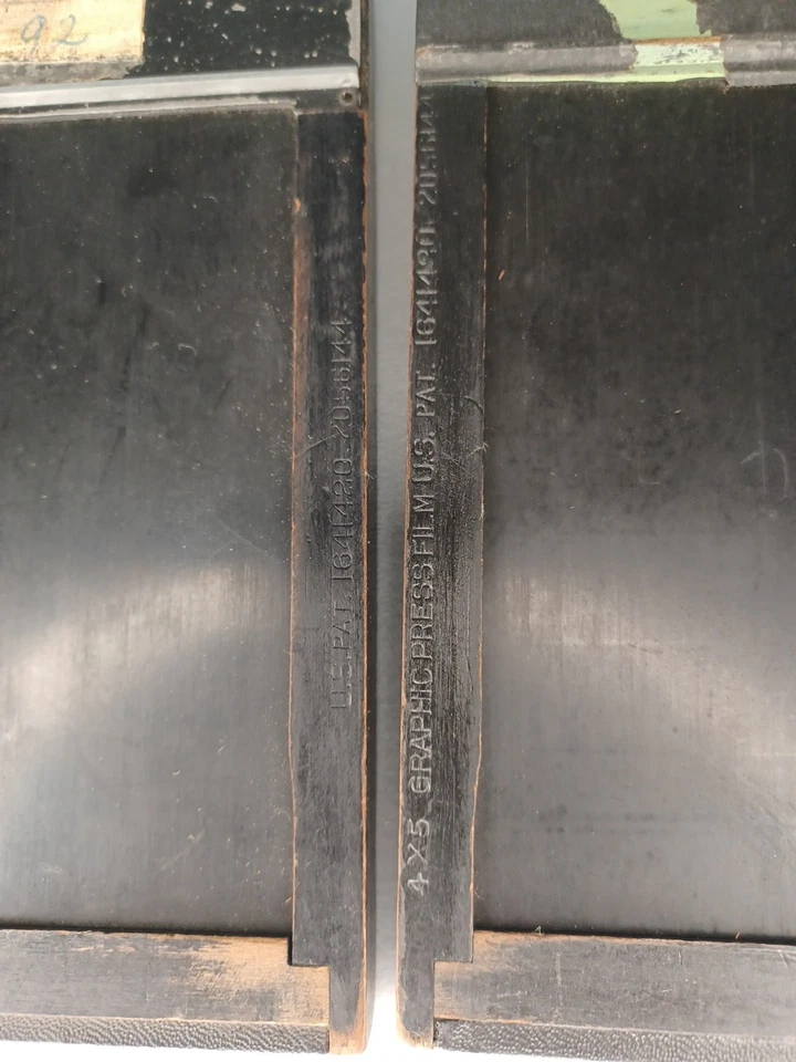 Lot of 4  Folmer Graflex Graphic 4" x 5" Film Holders 1940s 50's  [ 1 ] - Image 2 of 4