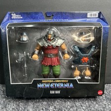 2023 Masters of the Universe New Eternia  Masterverse   DELUXE RAM MAN  DMG Box