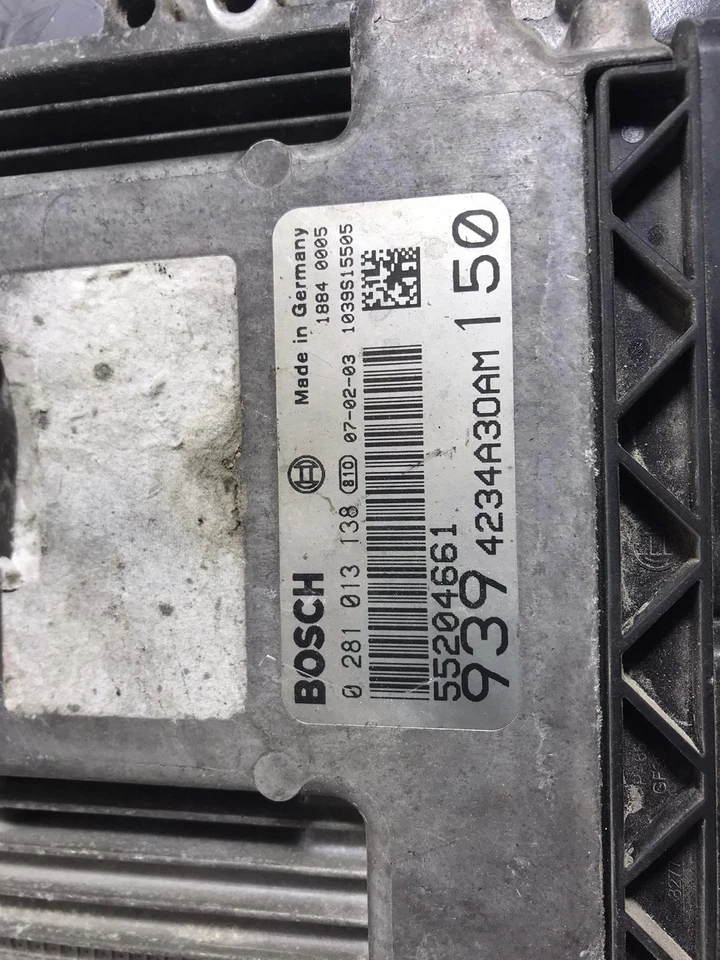 CENTRALINA MOTORE PER ALFA ROMEO 159 Sportwagon Serie 0281013138 Diesel 1900 (0 - Immagine 3 di 4