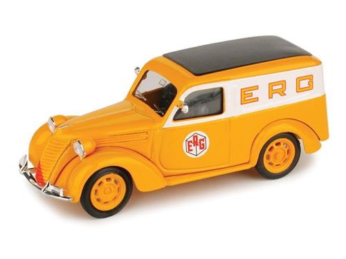 1:43 Brumm Fiat 1100 Furgone Erg, Genova 1950 - R375 Auto Diecast Modellbau-image