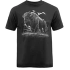 American Bison Buffalo Hilltop T-Shirt Wildlife Western Tee