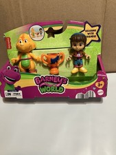 FISHER PRICE BARNEY'S WORLD BARNEY'S FRIEND MEL BILLY DINO FIGURE SET