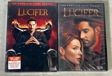 Lucifer Season 3 5 SEALED DVD Lot Of 2 Warner Bros Tom Ellis Lauren German