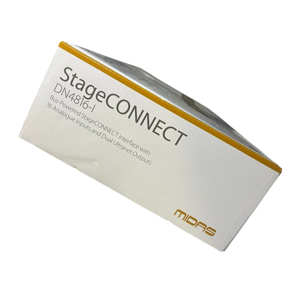 Midas DN4816-I Bus-Powered StageCONNECT Interface with 16 Inputs and Ultranet - Image 3 of 4