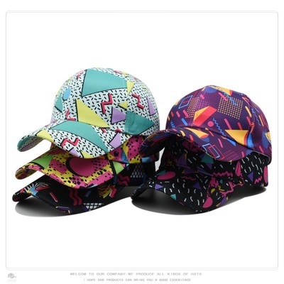 Men Women Baseball Cap Adjustable Snapback Sport Hip Hop Rock Graffiti
