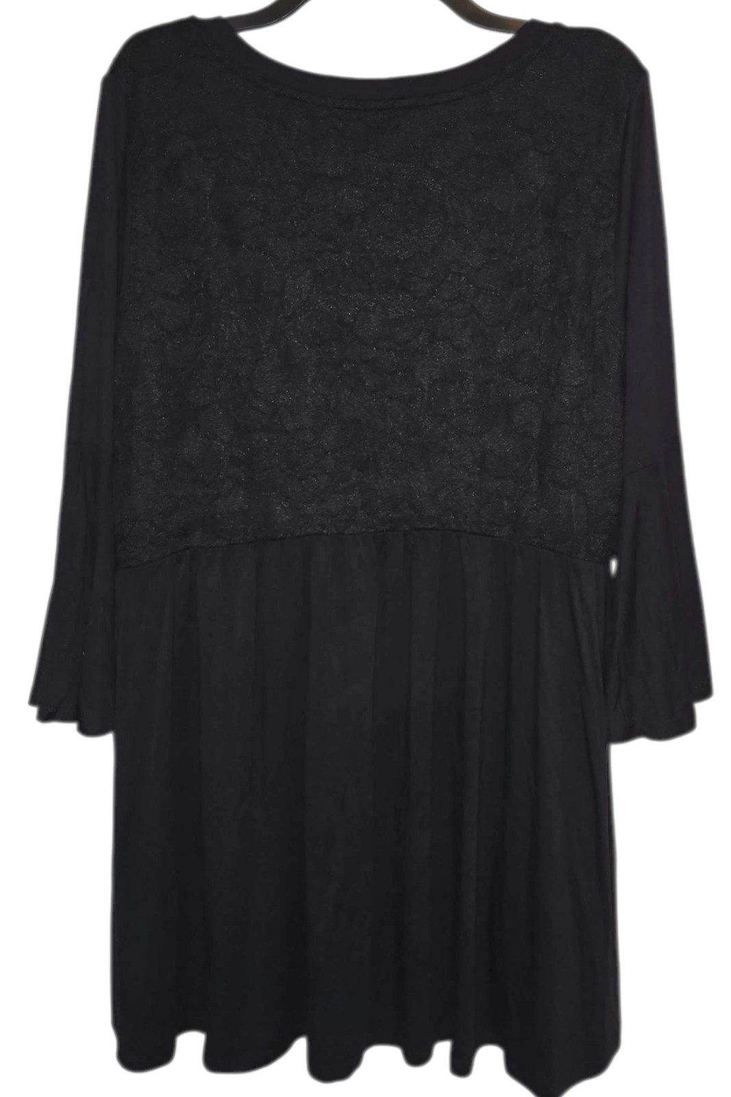 Torrid Solid Black Super Soft Knits Stretchy Top … - image 2