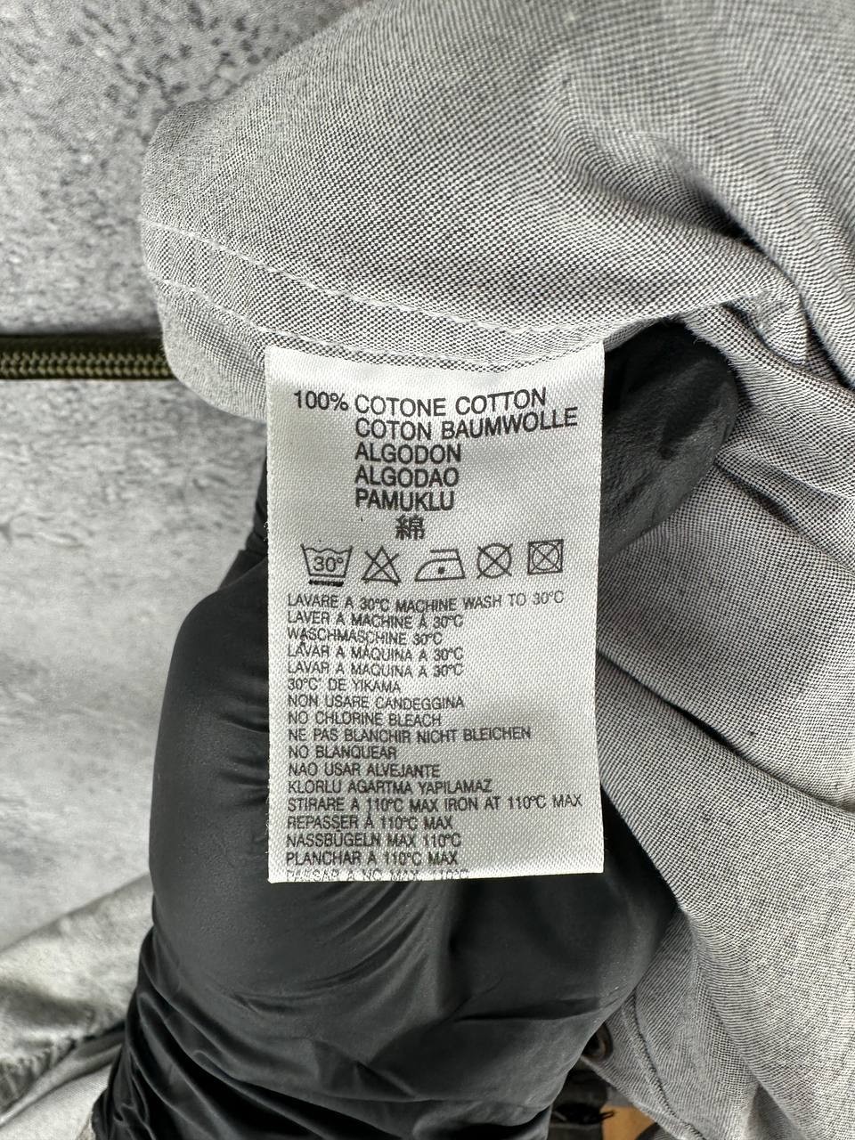 Diesel Rising Sun S/S Vintage Utility Shirt Grey Distressed Pockets Men's Size S