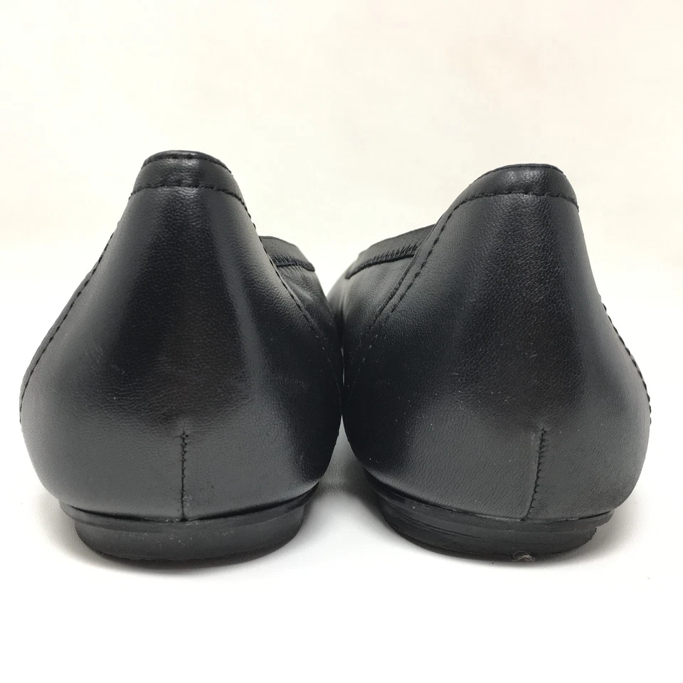 Zapatos mocasines planos de ballet Vionic Caroll para mujer talla 11 cuero negro ortopédicos Foto 3 de 4