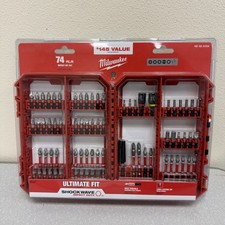 Milwaukee Shockwave Impact Duty Alloy Steel Screw Driver Bit Set 74-piece 145