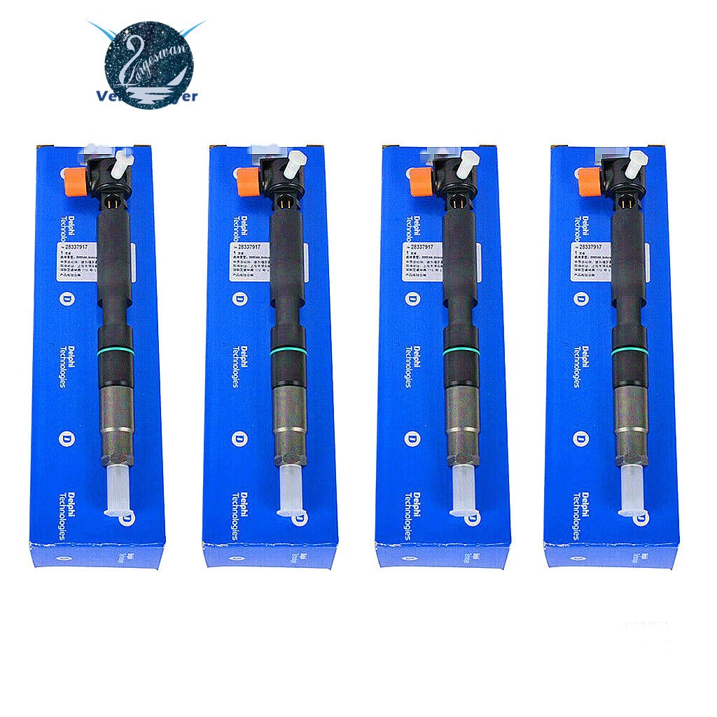 SET OF 4 NEW Bobcat Injectors D24 400903-00074D Doosan Delphi 7275454 28337917