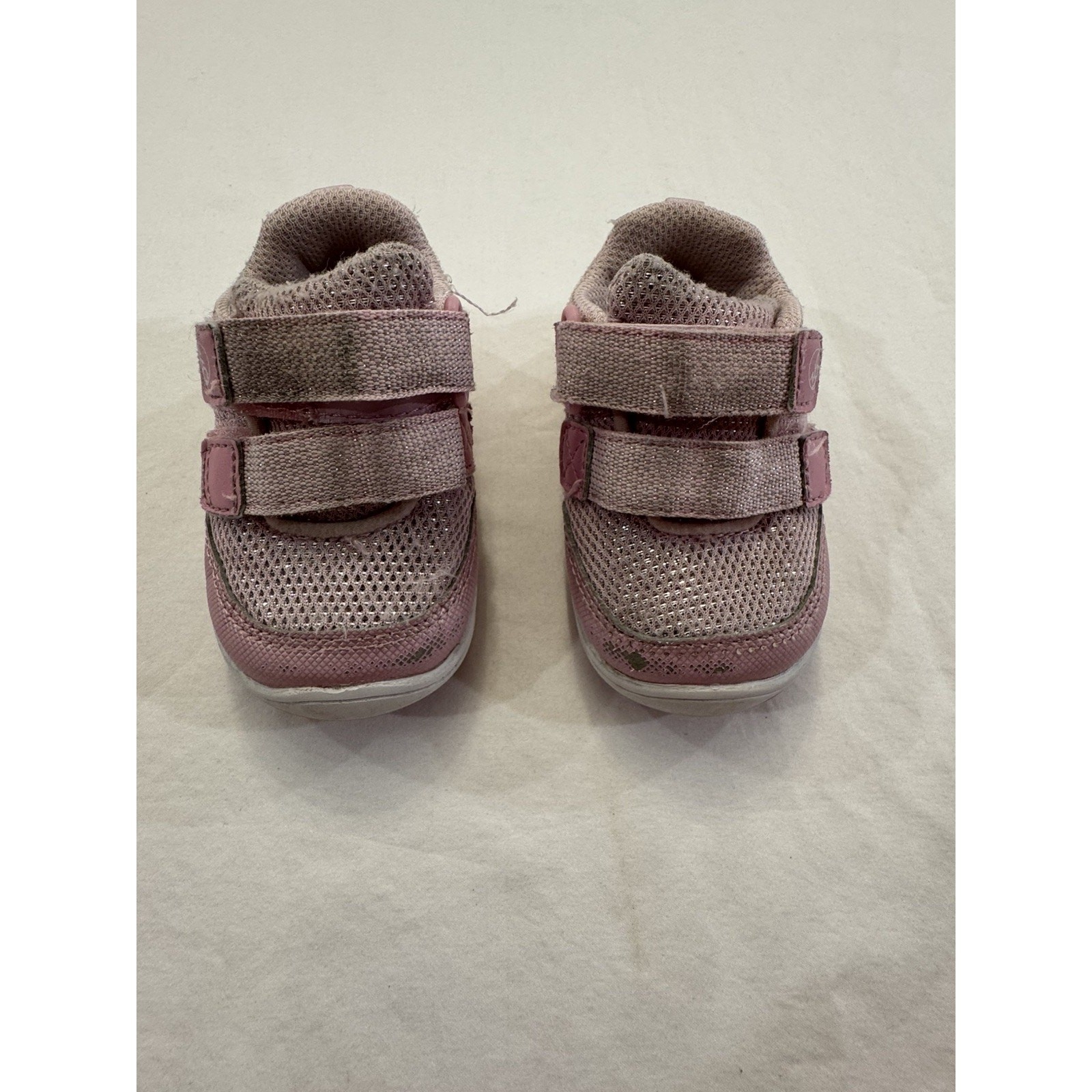 Stride Rite 360 3M Pink and Silver Sparkle Sneaker Wide Feet