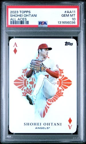 PSA 10 2023 Topps All Aces #AA11 Shohei Ohtani Los Angeles Angels GEM MINT