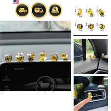 Mini Bee Cute Car Accessories 6 Pcs Yellow Bees Dashboard Decorations Car I... Mini Bee Cute Car Accessories 6 Pcs Yellow Bees Dashboard Decorations Car I...