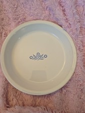 Vintage Blue Cornflower Pattern Corning Ware #309 Pie Dish. Approx. 10 Inches.