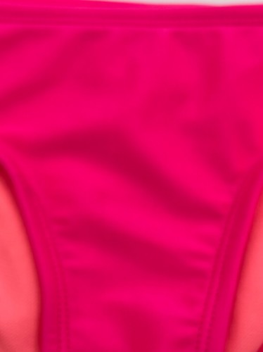 Cat and Jack Swim Bottom Girls XS 4-5 Pink Solid Bikini Brief - Picture 2 of 11