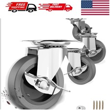 3 Inch Casters Set of 4 Heavy Duty - Caster Wheels, CLOATFET Locking Casters, Sw