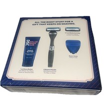 Dollar Shave Club 6 Blade Gift Set w/ Razor, Shave Butter, Cover  2 Cartridges